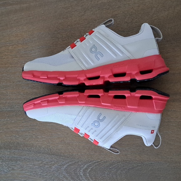 On Cloudswift Kids - Color: Desert / Red - Size: Kids 2 - Picture 7 of 9